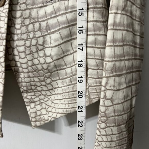 NWT BCBGMAXAZRIA Jordyn Blazer Jacket Women's Brown/Tan/Cream - Size S - Picture 3 of 16